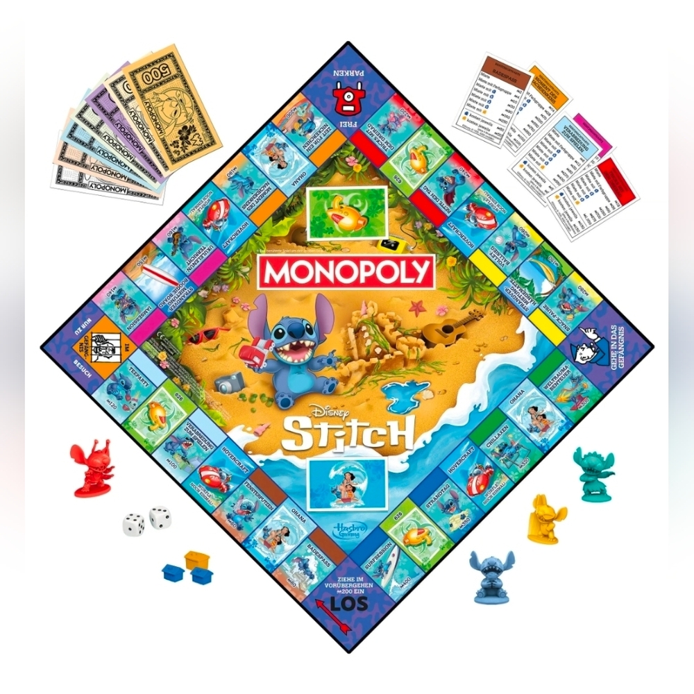 Monopoly Disney Stitch Edition Board Game, Officially Licensed Disney Game - Picture 4 of 16